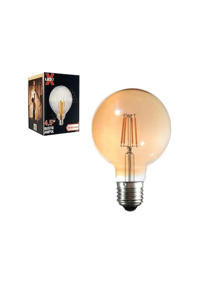 Ledx G-95 Kırılmaz Gövde 4,5 Watt Düz Rustik Ampul