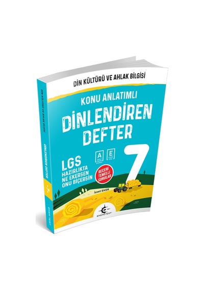 7 Sınıf Dinlendiren Soru Bankası Eker Test Yayınları