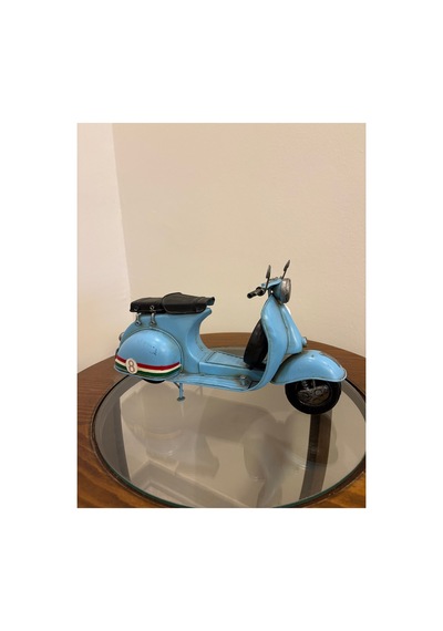 Klasik Tarz Eskitme Metal Vespa Motor Modeli Ev Ve Ofis Dekorasyon