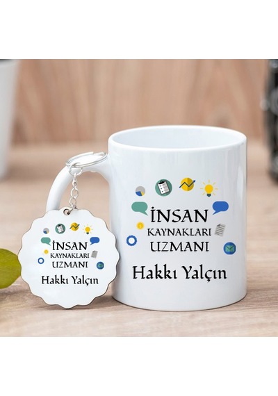 Insan Kaynakları Uzmanı Kupa Bardak Ve Anahtarlık