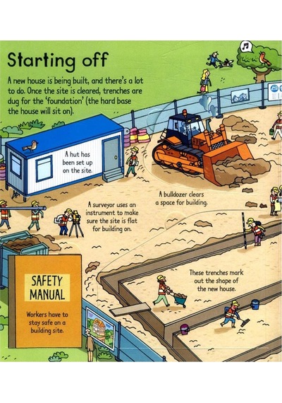 Look Inside A Building Site - Usborne