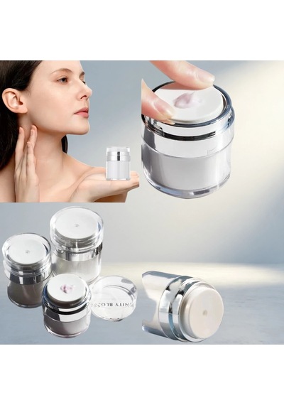 Pratik Vakumlu Krem Şişesi 100 Ml Seyahat İçin