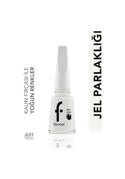 Flormar Oje - Jelly Look Nail Enamel Jl01 Pure Milk 8690604233595