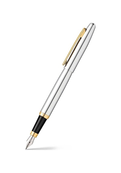 Sheaffer Vfm 9422 Parlak Krom Dolma Kalem, Altın Kaplama Süslemel Diğer
