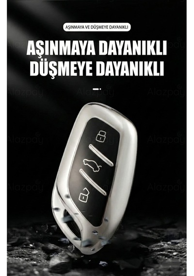 Mg Hs Zs Zx Gt Ev Mg5 Mg6 Roewe Rx3 Rx5 I5 Erx5 I5 I6 Parlak Tpu Anahtar Kılıfı Gümüş