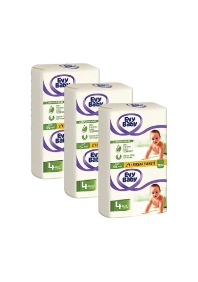 Bebek Bezi 4 Numara 7-14 Kg 162 Adet 4