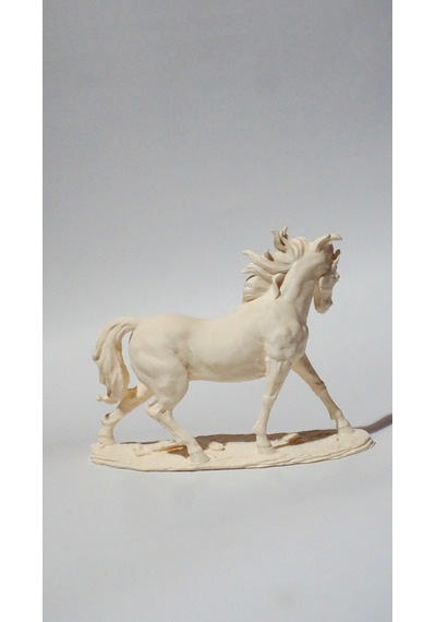 Koşan At Modeli - Dekoratif 3d Maket Hediyelik 15cm 42045023
