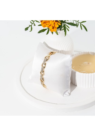 Biem Altıgen Model Xuping Bileklik Gold/gümüş