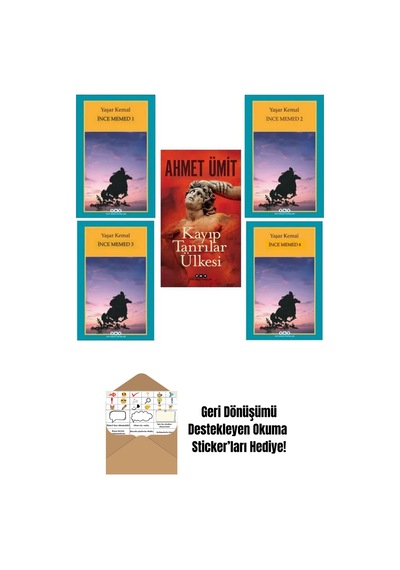 Ahmet Ümit 5 Kitap Set + Okuma Sticker'ları