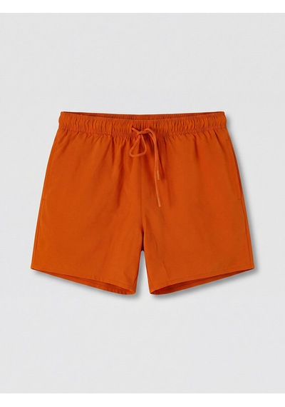 Lcw Swımwear Turuncu En Kısa Boy Erkek Deniz Şortu