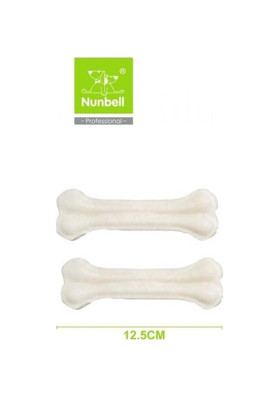 Nunbell Beyaz Pres Kemik 12.5cm 2'li