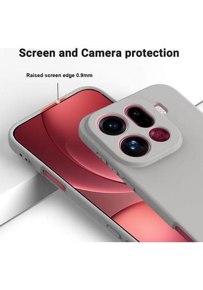 Caseonn Oppo Find X9 Pro Kılıf Kamera Korumalı Mikrofiber Astarlı Lansman Siyah
