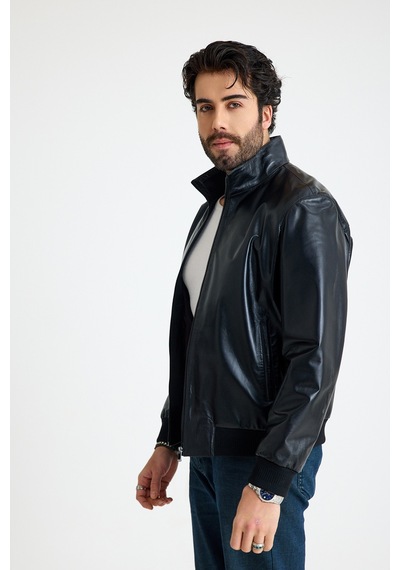Franko Armondi Klasik Reguler Erkek Deri Ceket E30-kd-k-629-24219 Siyah