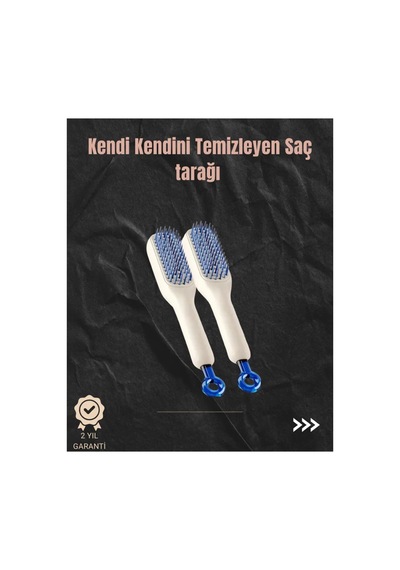 Kendini Temizleyen Hava Yastıklı Saç Tarağı Düğümsüz Tarama Çok Renkli Çok Renkli