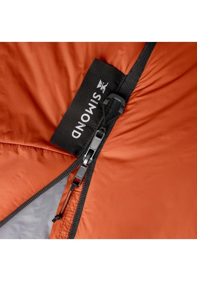 Sımond Outdoor Trekking Uyku Tulumu - Kahverengi - Mt500 10 C Konfor Turuncu