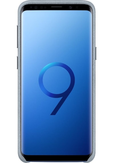 Galaxy S9 İle Uyumlu Alcantara Kılıf Gri Ef-xg960amegww