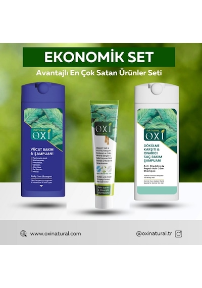 Oxi Natural Tanışma Seti 3 Ürün Normal