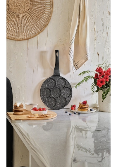 Zümrüt Pankek Tavası 26 Cm Siyah