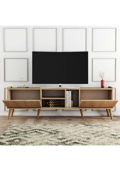Mezza Lotus Ahşap Ayaklı Tv Ünitesi 1350