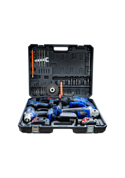 Hegi 809000244 20V 3AH Kömürsüz Üç Akülü 4'lü Set