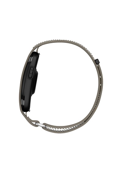 Caseonn Garmin Cırqa Akıllı Bileklik Kordon Elite Kumaş Kayış Açık Haki