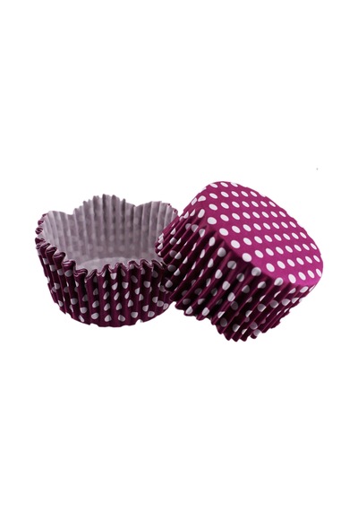 Cupcake Kalıbı Pet Kapsül Dalgalı Kek Kalıbı 65X38 Mm 100 Adet N11.1118