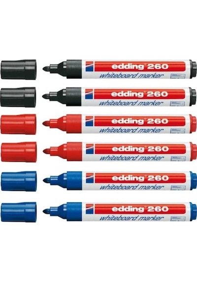 Ofisinn Edding 260 Beyaz Tahta Kalemi 6'Lı