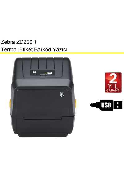 Zebra Zd 220t Termal Ve Ribonlu Etiket Barkod Yazıcı