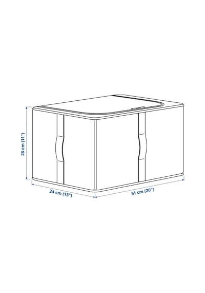 Ikea Purrpıngla Saklama Hurcu 34 X 51 X 28 Cm Bej