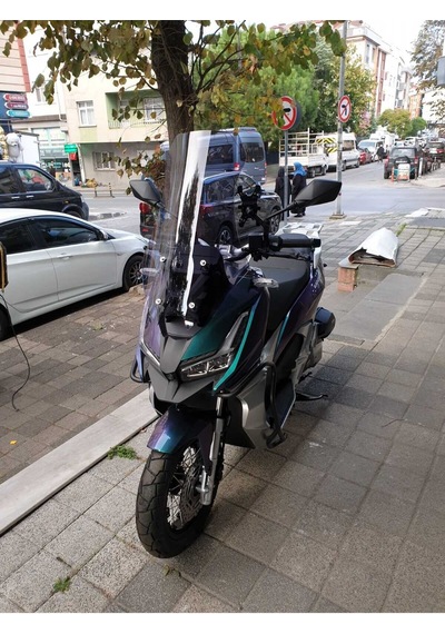 Motocam Barossa Adv 125 Ön Cam 2025-2026 Model 75cm Füme Renkli 4mm Uzun