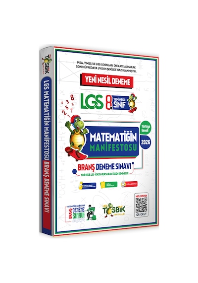 LGS 8.sınıf Matematiğin Manifestosu Yeni Nesil 3lü Çözümlü Deneme Sınavı