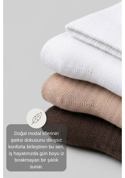 Socketta 3'lü Karışık Renkli Erkek Business Modal Dikişsiz Takviyeli İnce Yazlık Soket Çorap - Premium Beyaz-bej-kahve Socketta 3'lü Karışık Renkli Erkek Business Modal Dikişsiz Takviyeli İnce Yazlık Soket Çorap - Premium Beyaz-bej-kahve