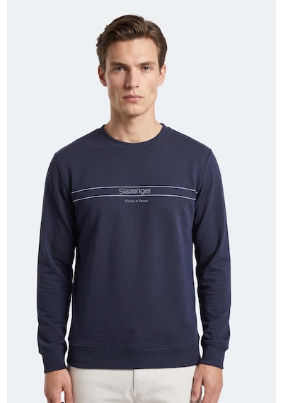Slazenger Garret Erkek Lacivert Sweatshırt