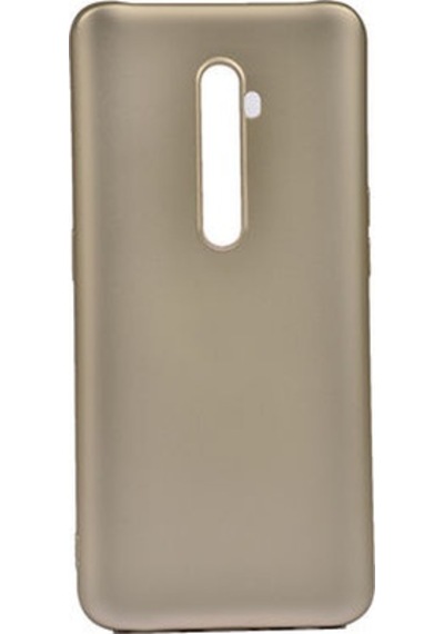 Oppo Reno 2 Kılıf Esneyebilen Şık Sofina Silikon Kapak Gold