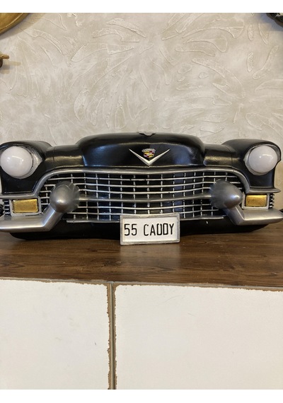Işıklı Cadillac Duvar Obje Araba Siyah