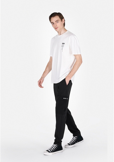Colin's Colins Comfort Fit Yuvarlak Yaka Düz Erkek Beyaz Kısa Kol Tişört Cl1074215 Q1.v1 Ofw Beyaz