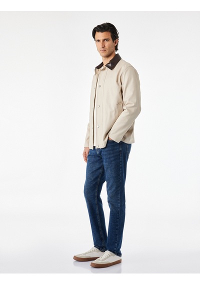 Koton Normal Bel Cepli Pamuklu Slim Fit Jean Pantolon - Brad Jean Koyu İndigo 7wam40008nd Koton Normal Bel Cepli Pamuklu Slim Fit Jean Pantolon - Brad Jean Koyu İndigo 7wam40008nd