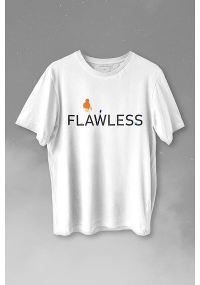 Flawless Finishing Touch Logo Baskılı Tişört Unisex T-shirt 001