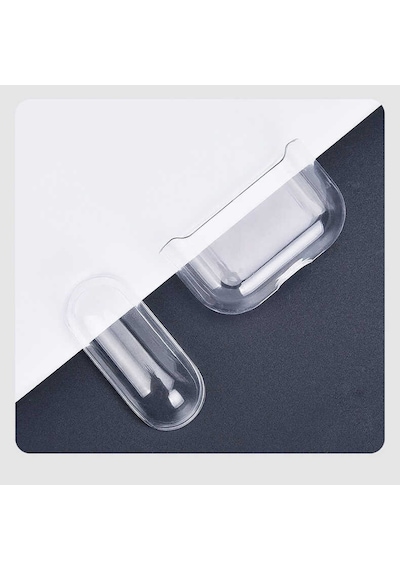 Kilifone - Apple Uyumlu AirPods 3. Nesil - Kılıf Şeffaf Sert Koruyucu Kristal Airbag 14 - Şeffaf