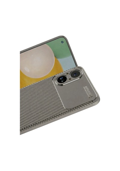 Newface - 357 - Realme 12 Lite Kılıf Auto Focus Karbon Kapak - Csmo-tex - - Gri