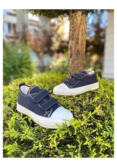 Nese Shoes Keten Kız Çocuk Spor Ayakkabısı Sneaker Lacivert