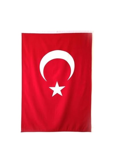 Bayrak Sopalı Türk Bayrağı 70x105 Yüksek Kalite Çift Tarafllı Fabrikasyon Baskı Alpaka Kumaş Diğer