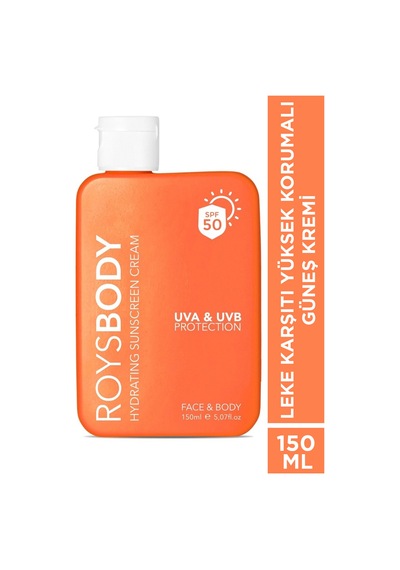 Roys Beauty Leke Karşıtı Yüksek Koruyucu Güneş Kremi SPF50 150 ML