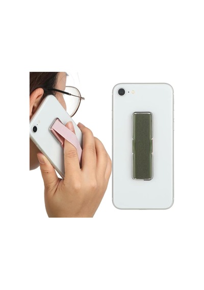 Üniversal Telefon Arkası El Parmak Tutucu Standlı Cep Telefonu Tutacağı - Al4937 Mavi