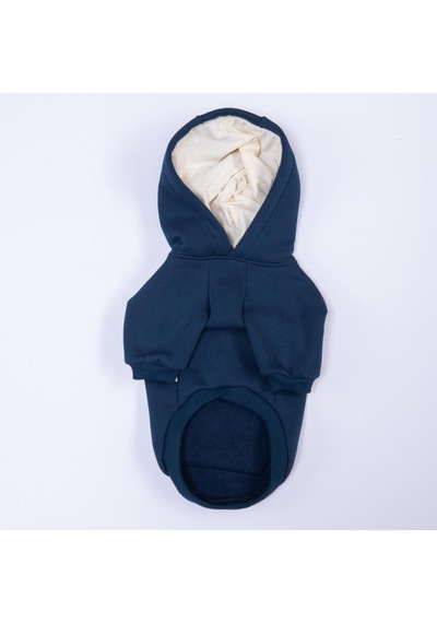 Lacivert Bronx Brave Köpek Hoodie Köpek Sweat Köpek Kıyafeti Kedi Kıyafeti