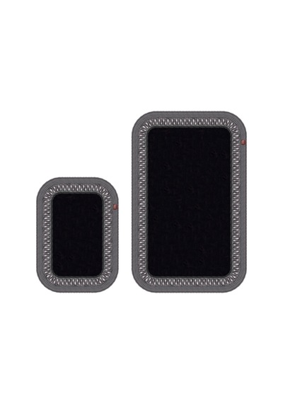 Banyo Paspası Takımı 70x110+50x70 Cm İç Trikot Siyah & Antrasit