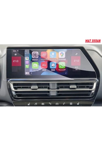 Citroen C5 Aircross 2022-2024 Navigasyon Ve Multimedya Uyumlu Mat Ekran Koruyucu