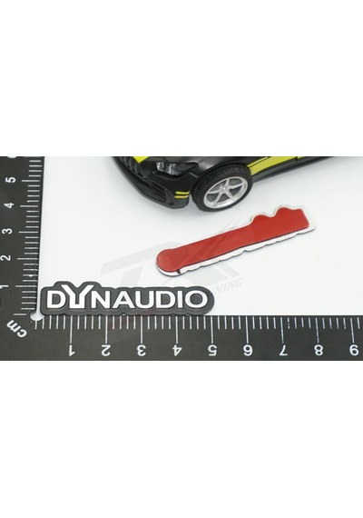 Dynaudio Logo Hoparlör Krom Metal 3M Logo Amblem 2 Li Set N11.4293
