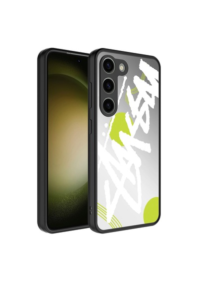 Samsung Galaxy Uyumlu S23 Plus Kılıf Aynalı Desenli Kamera Korumalı Parlak Zore Mirror Kapak