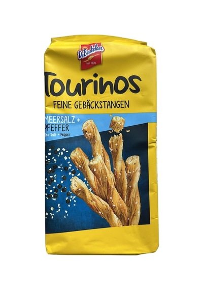 Tourinos Tereyağlı Deniz Tuzlu & Karabiberli Kraker 125 G - 7 Adet Tarı